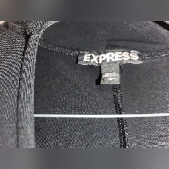 EXPRESS sleeveless choker dress Black Sz Medium - Picture 3 of 5